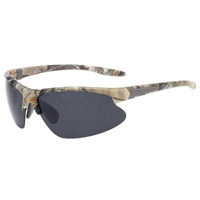 China High Quality Export Customize Film Real Coated 1.1mm Thickness Polarized Lens Sunglasses Camouflage Frame UV400 Driving Cycling Eyewear for sale