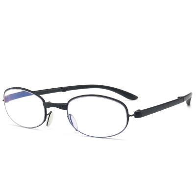 China New Eyewear business reading glass multifocal hd folding smart zoom, convenient blue ray protection metal fashionable personality for sale