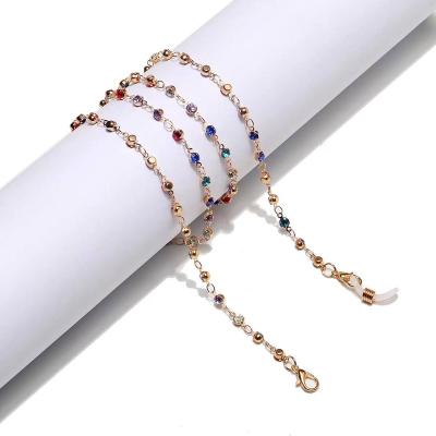 China Crystal Bead Eyeglass Chain Holder from Crystal New Jewelry Fashion Birthstone for sale