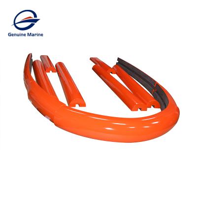 China Protect High Quality Customized Red Smooth Marine Polyurethane EVA Foam Boat Fender Boat Ocean River Tech Fender for sale