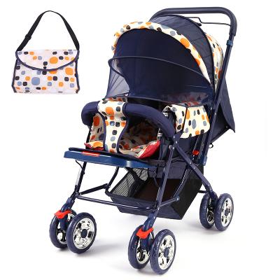 China Carry Baby Easily Factory Wholesale Baby Adjustable Pram High Landscape Baby Stroller With Mummy Bag for sale