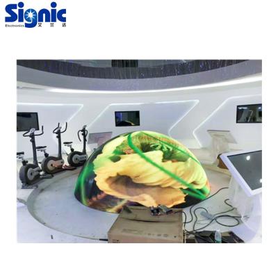 China Advertising Diameter 1m RGB P3 P4 P5 P6 Indoor Sphere Led Display 360 Degree 3D Sphere Globe Ball Screen Indoor Led Video Globe for sale