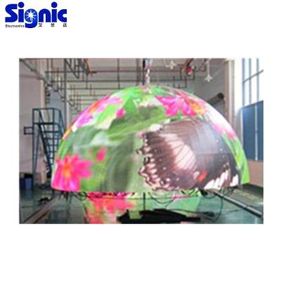 China Indoor Advertising Full Color Led Display Screen Led Ball 360 Degree P3mm Indoor Advertising Sphere Ball Shape Led Screen for sale