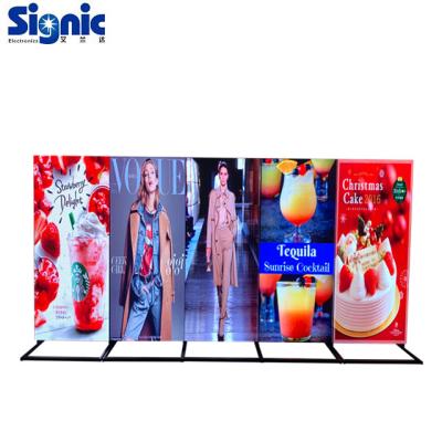 China P2mm LED Poster Indoor Video Cabinet LED Poster Display Portable Programmable LED Display for sale