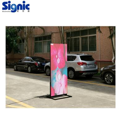 China Restaurant Outdoor Live Multi Online Advertising Installation Waterproof Smart Controller Outdoor Led Poster for sale