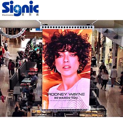 China New products P2.5 mm innovative indoor advertising haisheng led glass window indoor display LED screen for sale