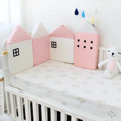 China New Modern Soft Muslin Child Photography Prop Toy Room Decoration Baby Crib Breathable Safety Bumper for sale