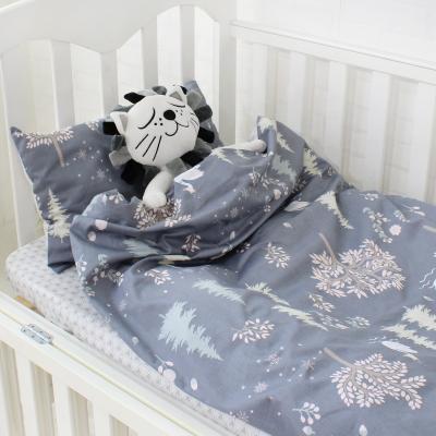 China Nondisposable Organic 3pcs 100% Cotton Kids Crib Bed Linen Bumpers Quilting Pillow Sheet Crib Baby Bedding Sets for sale