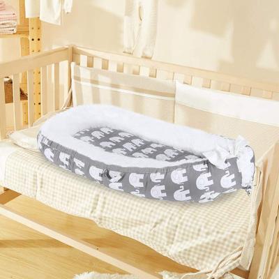 China Hot Selling Organic Washable Newborn Sofa Portable Amazon Baby Crib Nest For Toddler for sale