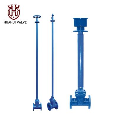 China Underground Water System Non Rising Extended Stem Long Stem Gate Valve for sale