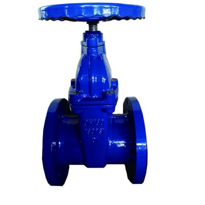 China AWWA DN150 Resilient Seated Water System Malleable Iron Double Sluice Gate Valve Sealing for sale