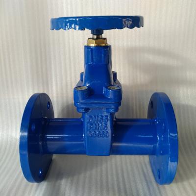 China Water System Ductile Good Quantity F5 PN10 PN16 Cast Iron GGG50 Resilient Seated Gate Valve for sale