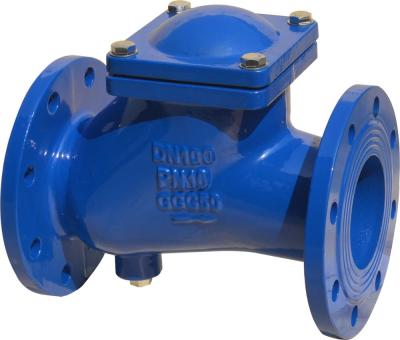 China Water Treatment Cast Iron Flange Non Slam Check Ball Check Valve 6 Inch Sea Water for sale