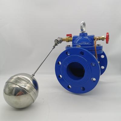 China DIN3202 F1 water sytem water treatment way water tank float ball valve one way DN50-DN800 for sale