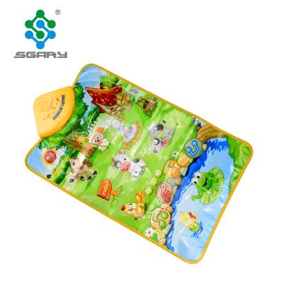 China Educational Toy Baby Educational Playing Musical Mat Children Learning Mat Wall Music Carpet for sale