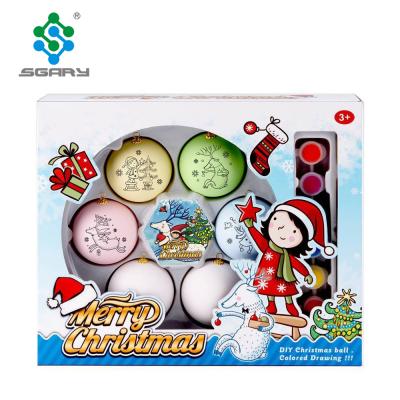 China DIY Christmas Ball Colored Drawing Painting Egg 26.5*22*6cm for sale