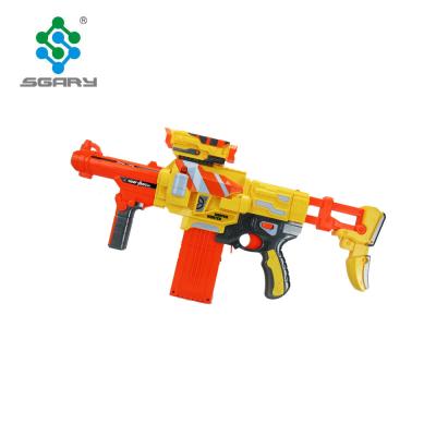 China Toy Classic Soft Bullet Gun Electronic Toy Outdoor Fun Game Shooting Soft Bullet Gun for sale