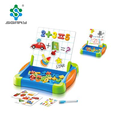 China Number Plastic Educational Intelligent Study Math Toys Drawing Inscription Learning Board Toy For Kids for sale