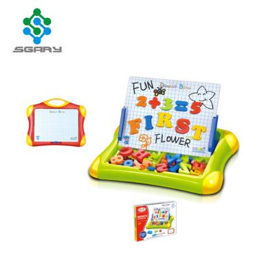 China Plastic Education Toys For Children Number Alphabet Magnetic Case Learning Drawing Board for sale