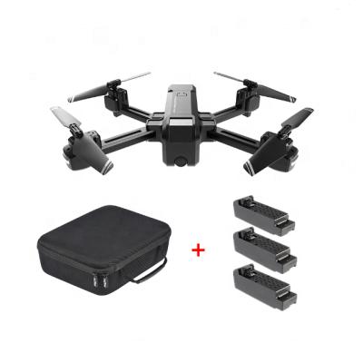 China HOSHI HSCOPTER HS107 Mode Headless Drone with 4K/720P Dual Camera Foldable Quadcopter with Carry Case +3pcs Battery Kit (Extra 2pcs) for sale