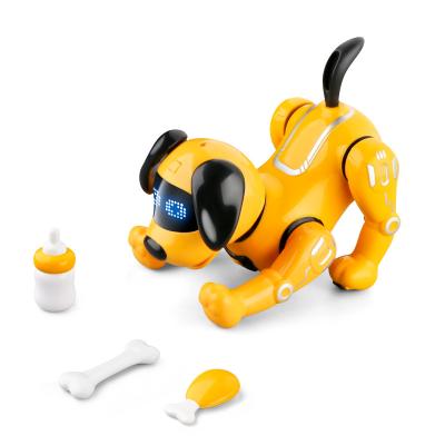 China 2021 New RC Smart Robot Dog Gift JJRC R19 Toy Interactive Singing Storytelling Remote Control Educational Toy for Kids for sale