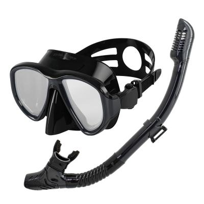 China Wholesale Diving Mask Snorkel Set Professional Scuba Diving Equipment Set Snorkel Mask HD Lens Silicone Diving Mask For Adult PAF-X1/AS3002 for sale