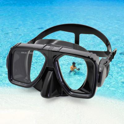 China Professional Scuba Dive Mask Swimming Snorkeling Silicone Glass Tempered Glass Snorkeling Equipment Wholesale Breathing Mask Snorkeling Glass For Adult for sale