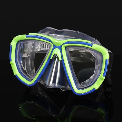 China Scuba Diving Mask Snorkeling Equipment Snorkeling Equipment Swimming Waterproof Hot Goggles Swimming Circle Silicone Mirror Diving Glasses for Adult and Kids for sale