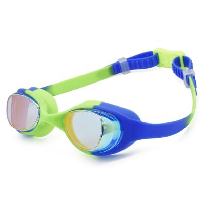 China Anti Fog Protective Kids Swimming Goggles Silicone UV Goggles For Swimming Waterproof UV Plating Protective Glasses Swim Eyewear For Kids for sale