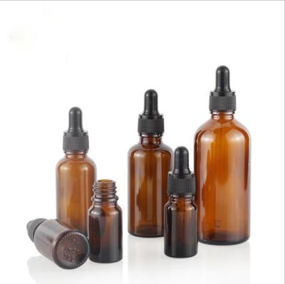 China Wholesale Luxury 20ml 30ml 50ml Round Glass Essential Oil Dropper Bottle For Liquid Skin Care for sale