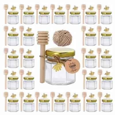 China 2023 Food Ramadan Decorations 45ml 60ml 85ml 100ml 180ml 280ml 380ml 500ml Small Honey Jar For Decorative Empty for sale