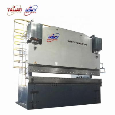 China Stainless Plate Bending WC67K Model Digital Brake Press , Sheet Metal Bending And Automatic Cutting Machine for sale