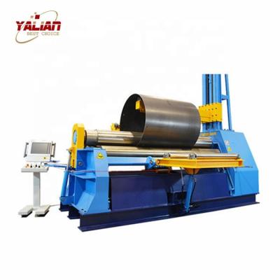 China Steel Plate Sheet Rolling YALIAN Four Roller / Steel Plate Rolling Rolling Machine Rolls Bending Machine For Sale for sale