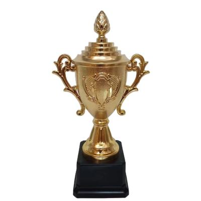 China 2021 China Trophy Manufacturer Small Metal Custom Wholesale Promotional Plastic Trophy For Winner for sale