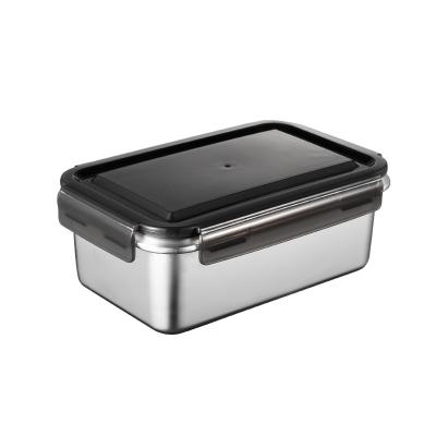 China 316 Stainless Steel Portable Kitchen Food Containers Fridge Viable Wholesale Portable Airtight Storage Containers Other Storage Boxes for sale