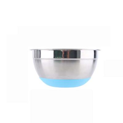 China Rice Soup Bowl Factory Direct Sale Food Grade Salad Bowl Stainless Steel Viable Mixing Bowls for sale