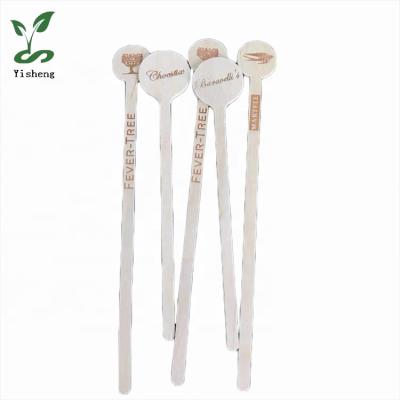 China Disposable Hot Selling Disposable Natural Wooden Coffee Stirrer for sale