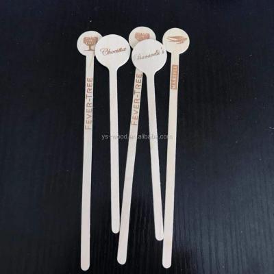 China Yisheng Disposable Hot Sale Natural Wooden Honey Stirrer /Spoon/Ice Cream Sticks for sale