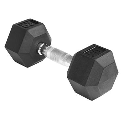 China Wholesale Dumbbell Durable Weight Lifting Adjustable Rubber Dumbbell Set for sale