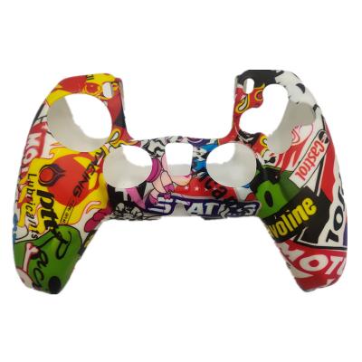 China PS4 Controller Decorative Strip New Arrival Factory Price Antidust Silicone Case Cover Gel Shell Game Accessories For Ps 5 Custom Controller Skin for sale