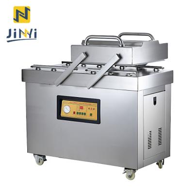 China Performance JINYI DZ-600/2SC Perfect Sealing Vacuum Packaging Machine For Food Double Spout Package Flat Plate Vacuum Packaging Machine for sale