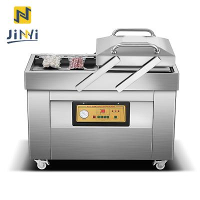 China Performance JINYI DZ-600/2SB Stainless Steel Machine Raw Meat Food Perfect Sealing Vacuum Sealing Machine for sale