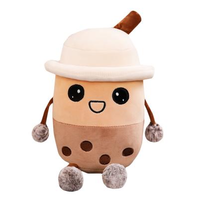 China Soft New Design Milk Tea Cup Plush Toy Pillow Bubble Milk Tea Stuffed Plush Doll for Valentine Gifts for sale