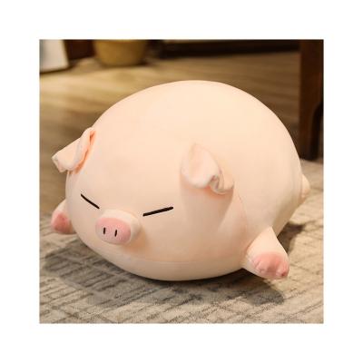 China Soft Customized Cute Pink Pig Plush Toy Children's Soft Bedding Doll Stuffed Animal Plush Toy Birthday Gift for sale