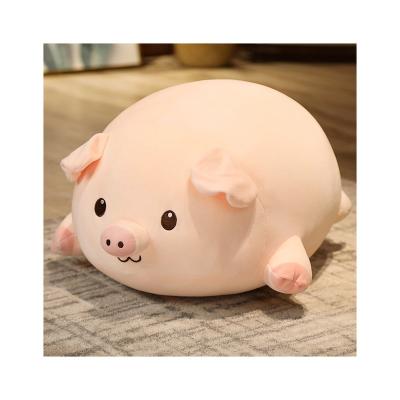 China Soft Wholesale high quality kawaii stuffed animal super soft toy pig plush pillow for sale