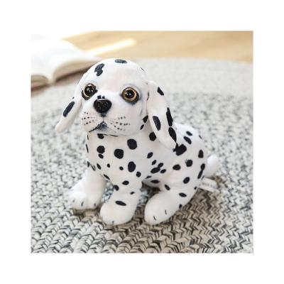 China Soft Cute Simulation Dog Plush Toys Lifelike Animals Toy Stuffed Animal For Baby Boy 18cm for sale