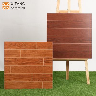 China Rural Wooden Look 600 x600mm Porcelain Tiles Bedroom Floor Tiles 10mm Thick for sale