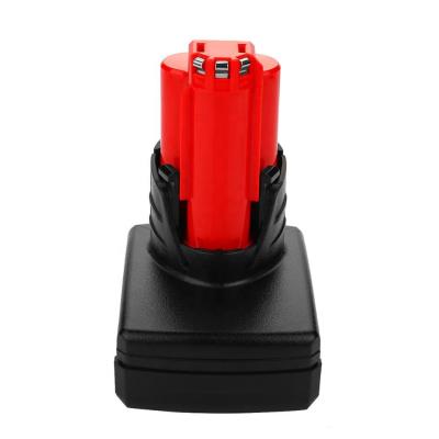 China Machine Tools Replacement 12V 3.0Ah Lithium Ion Battery Power Tool Battery For Milwaukee M12 for sale