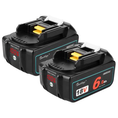 China Power tools suitable for Makita Li-ion rechargeable battery, 18v, 5.0Ah/6.0Ah/9AH with LED indicator, compatible with BL1850B BL1840B BL18 for sale