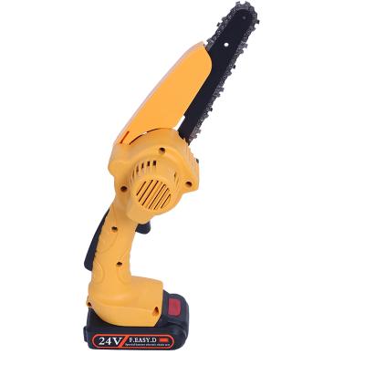 China OEM anti-skid 6 inch mini lithium battery chainsaw portable cordless chainsaw, used for cutting trees, chainsaw machine tools for sale